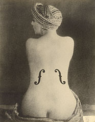 Photograph of Man Ray's Le Violon d'Ingres (Ingres's Violin), Man Ray, 1924; Source: www.getty.edu